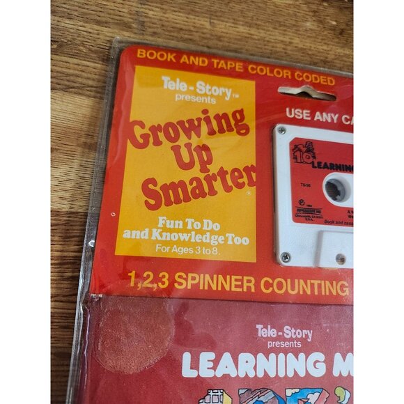 New Interscope 1982 Book & Tape Learning Numbers Vintage Set - Picture 5 of 12